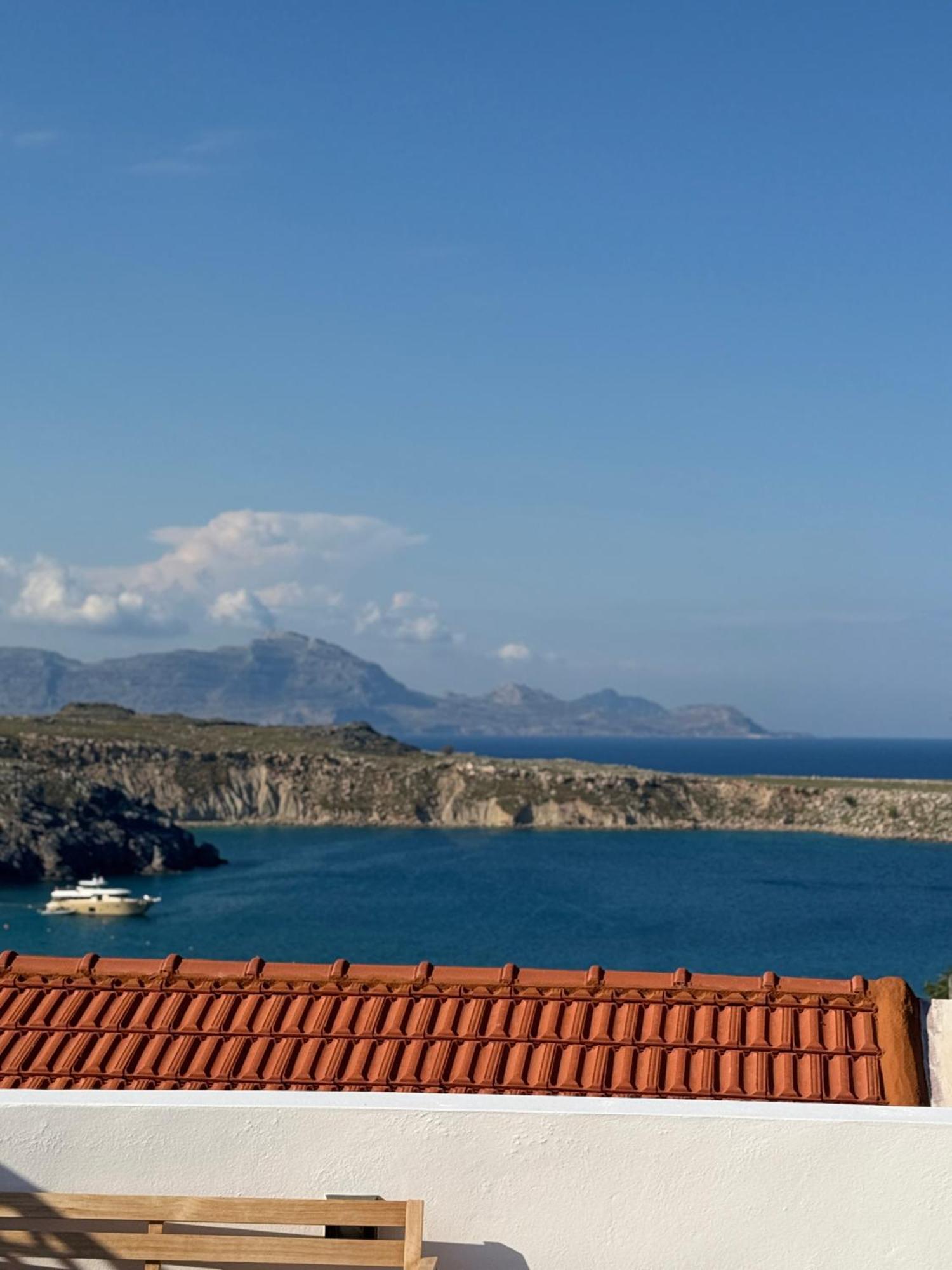 Elegant-Lindian Villa Marietta Lindos  Bagian luar foto